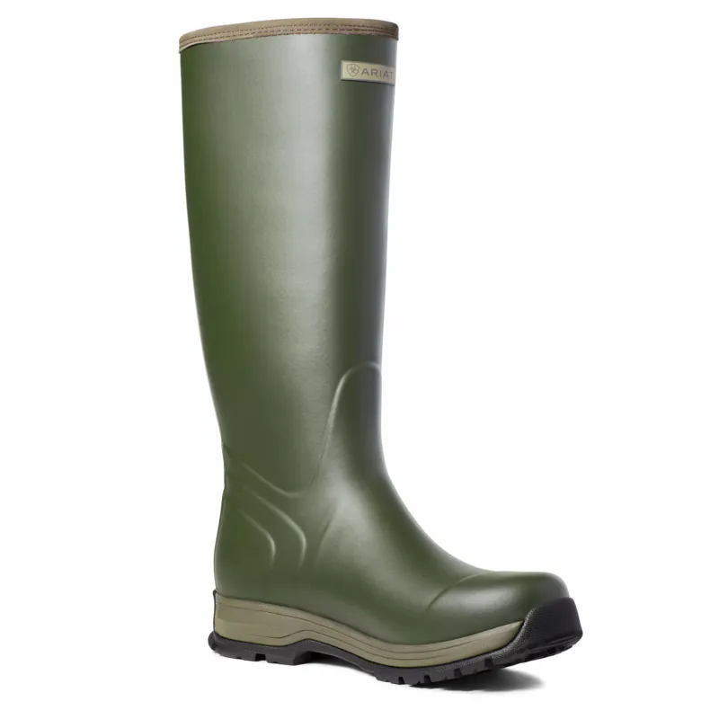Ariat Mens Burford Wellington Boots in Olive-1
